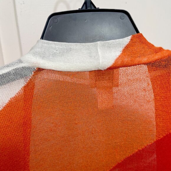 Chicos Womens Multicolor Open-Front Kimono Size Chicos 1 / US 8 (Medium) - Picture 9 of 10